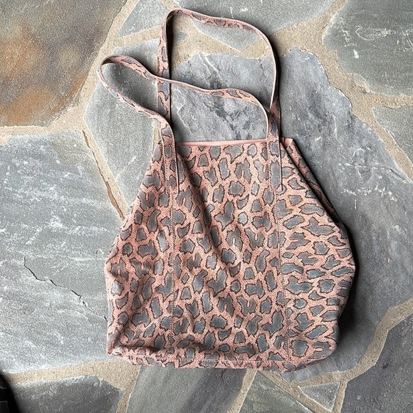 Anthropologie- Snake Leather Tote - Picture 12 of 12
